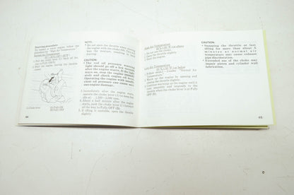 Honda 1990 CBR CBR1000F Owner's Manual