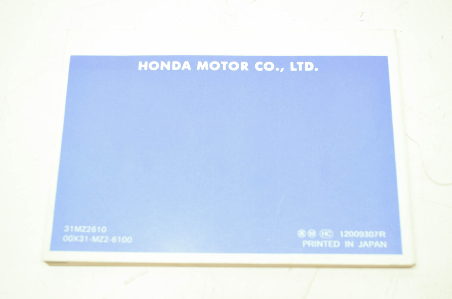 OEM Honda 31MZ2610 Owner's Manual CBR1000F'94