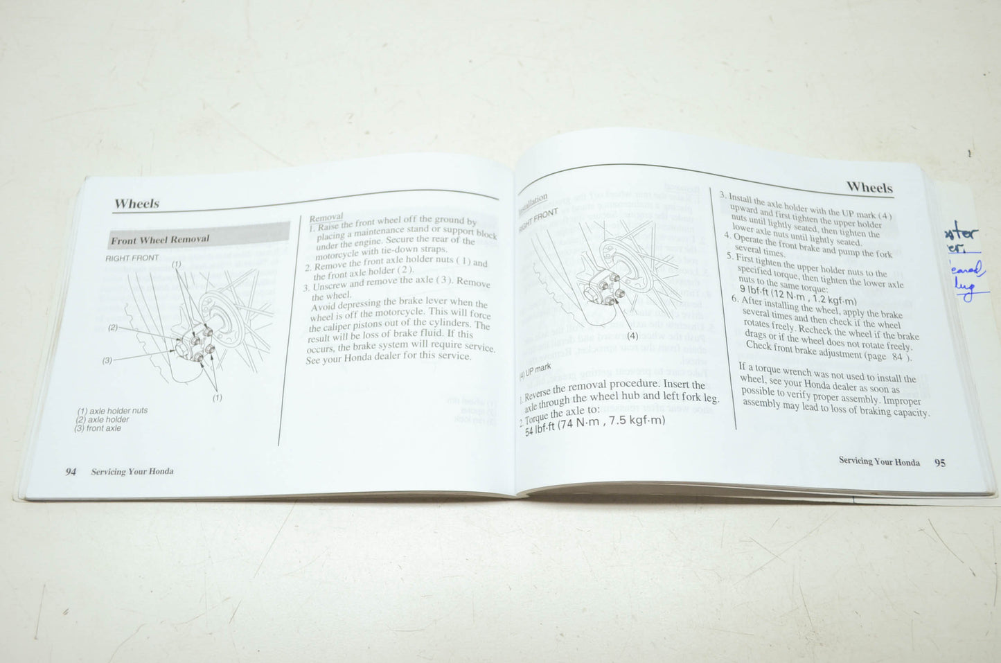 Honda 2004 CRF150F Owner's Manual