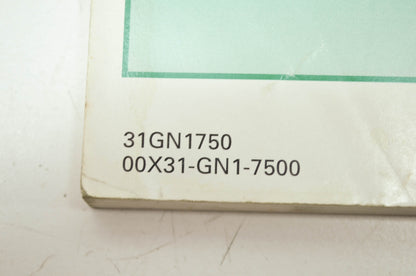 OEM Honda 31GN1750 Owner's Manual XR80R 02 E
