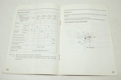 Honda EG650 Owner's Manual