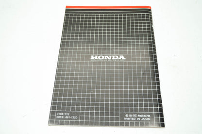 Honda Outboard Motor BF8A Owner's Manual