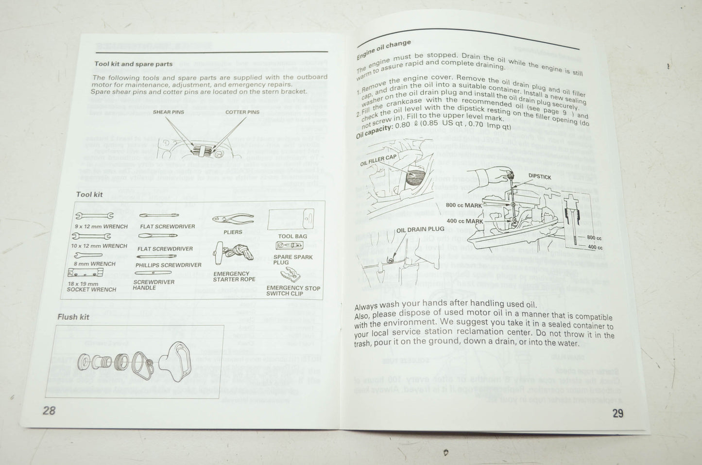 Honda Outboard Motor BF8A Owner's Manual