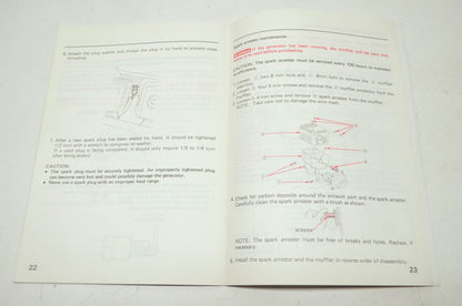 OEM Honda 31ZB0010 EG1400X 2200X Owner's Manual