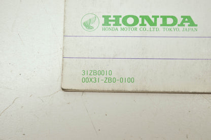OEM Honda 31ZB0010 EG1400X 2200X Owner's Manual