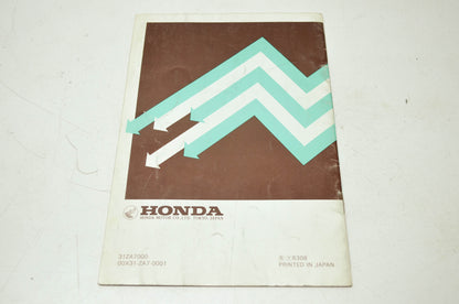 Honda EX800 Owner's Manual