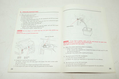 Honda EX800 Owner's Manual