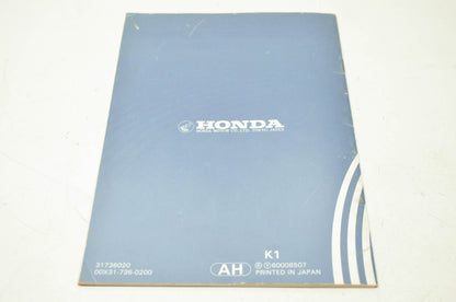 Honda Snowblower HS55 Owner's Manual
