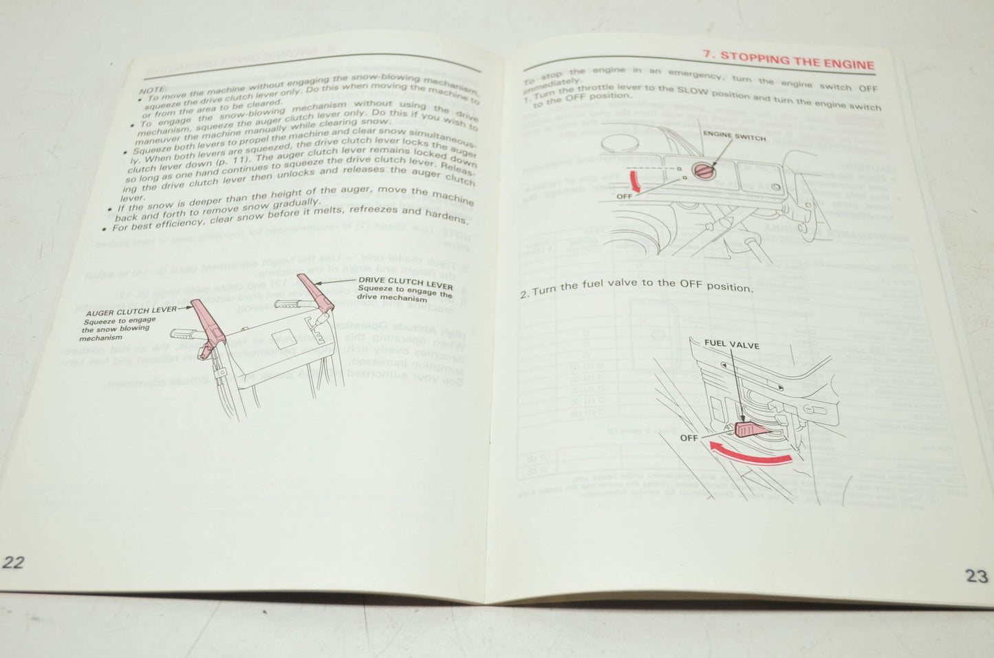 Honda Snowblower HS55 Owner's Manual
