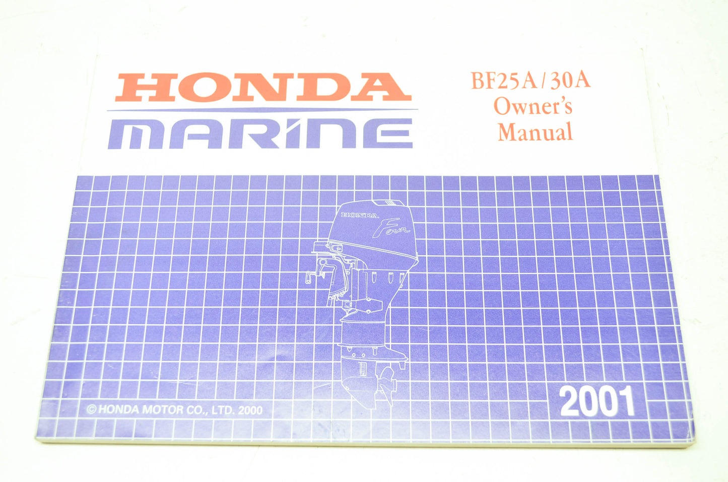 Honda Marine 2001 BF25A/30A Owner's Manual