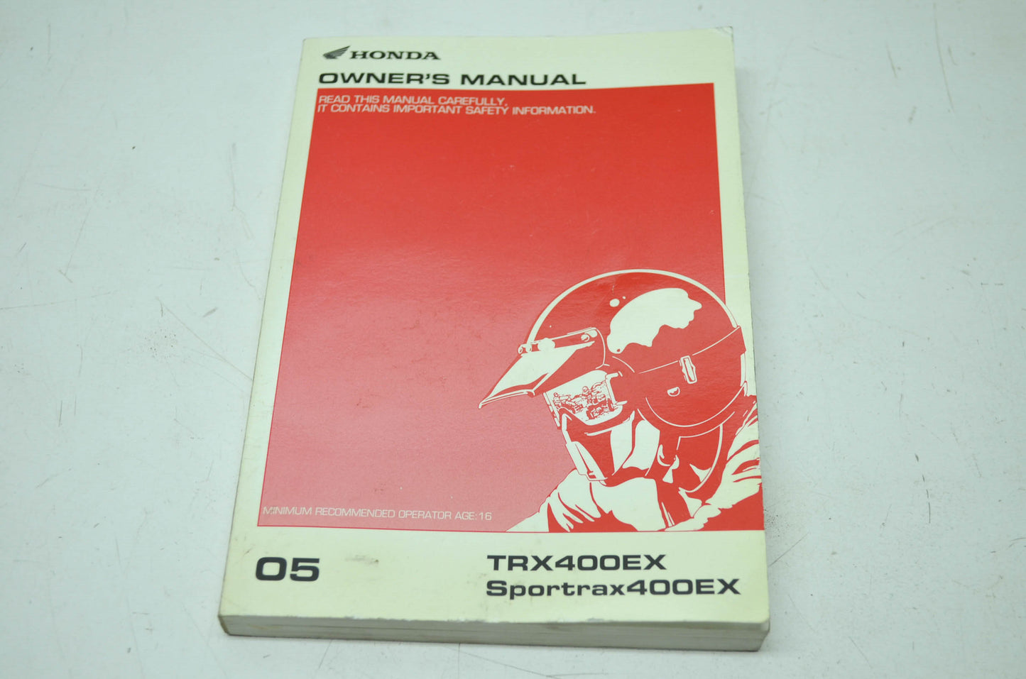 Honda 2005 TRX400EX Sportrax400EX Owner's Manual