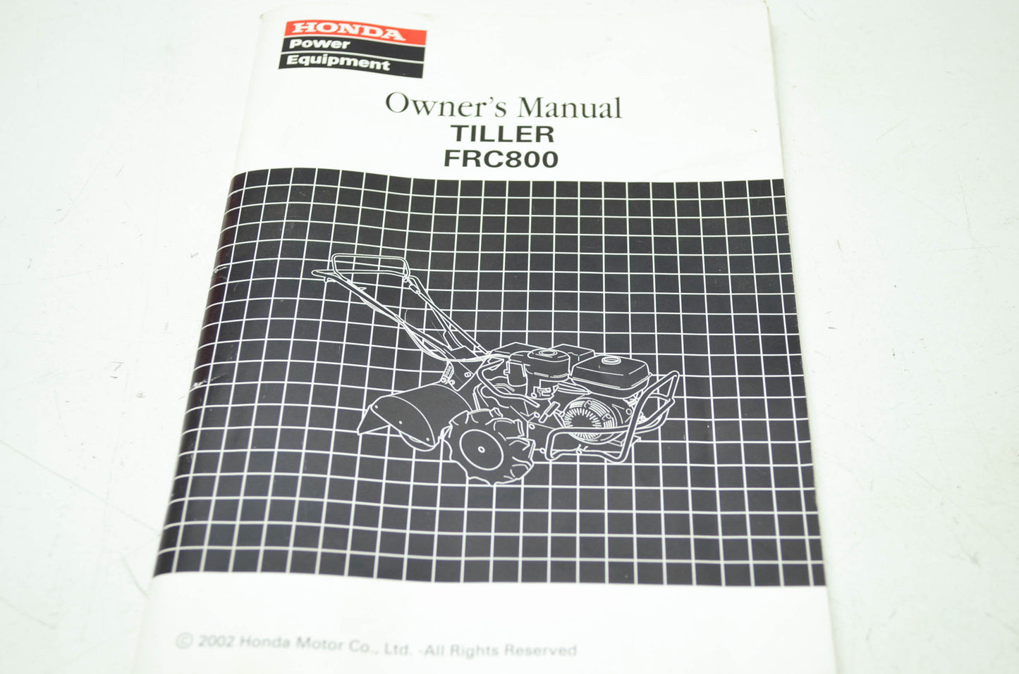Honda Tiller FRC800 Owner's Manual