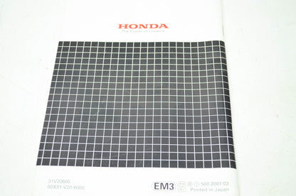 Honda Tiller FRC800 Owner's Manual