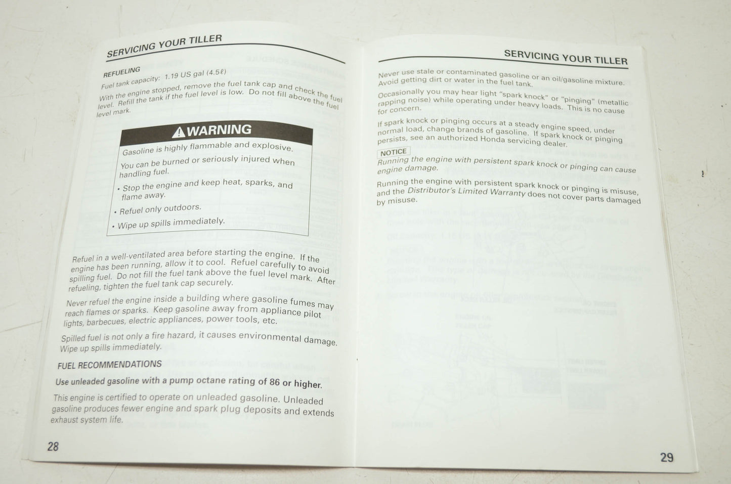 Honda Tiller FRC800 Owner's Manual