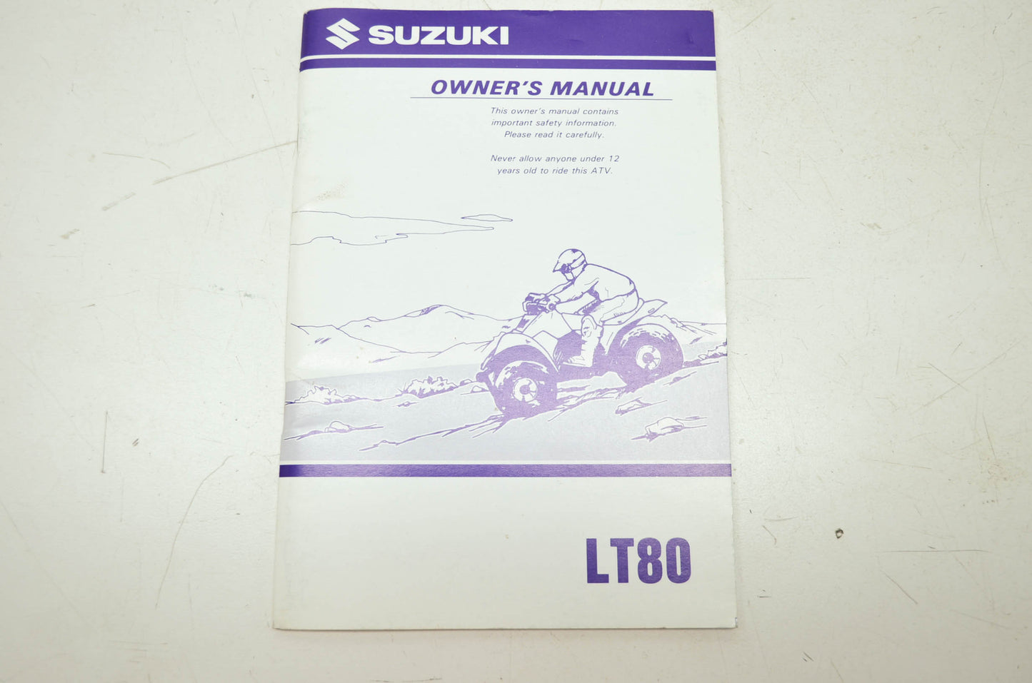 OEM Suzuki LT80 Owner's Manual