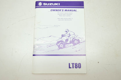OEM Suzuki LT80 Owner's Manual