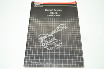 Honda Tiller FR600/FR800 Owner's Manual