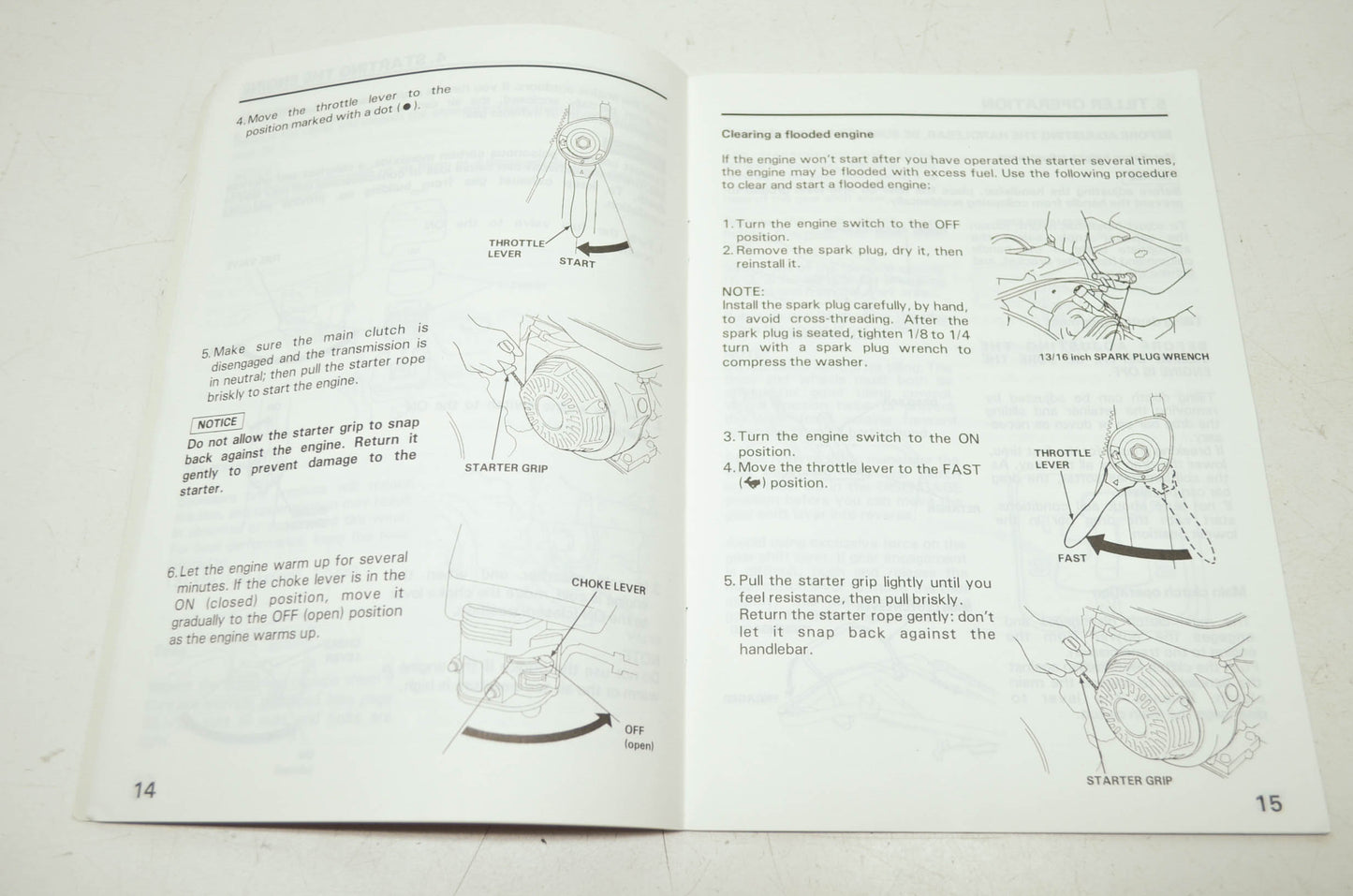 Honda Tiller FR600/FR800 Owner's Manual