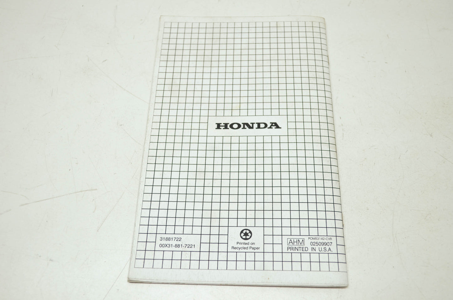 Honda 1990 Outboard Motor BF8A Owner's Manual