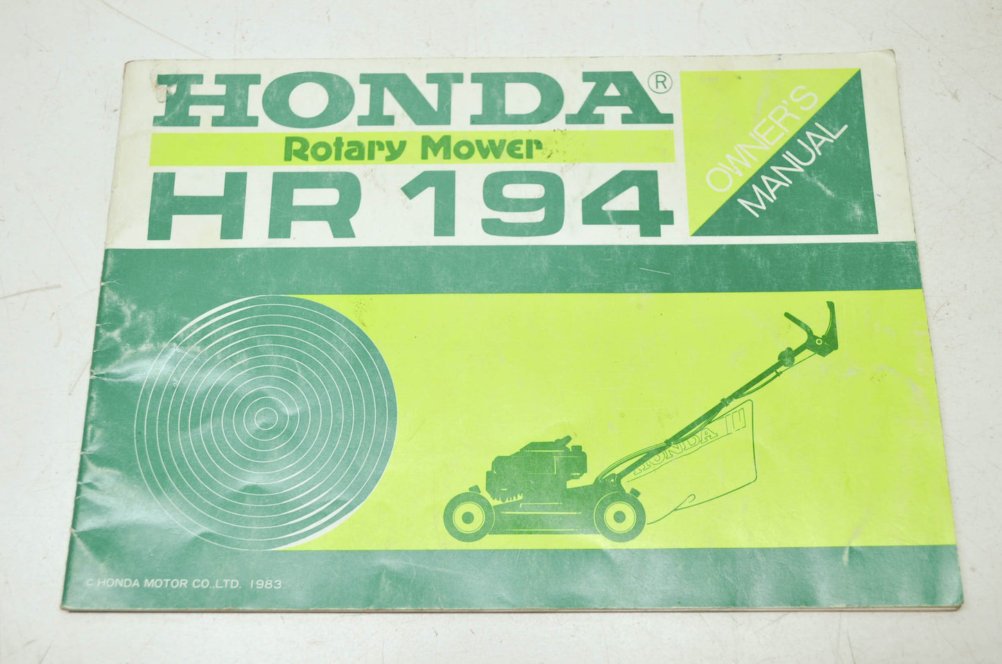 Honda Rotary Mower HR194 Owner's Manual