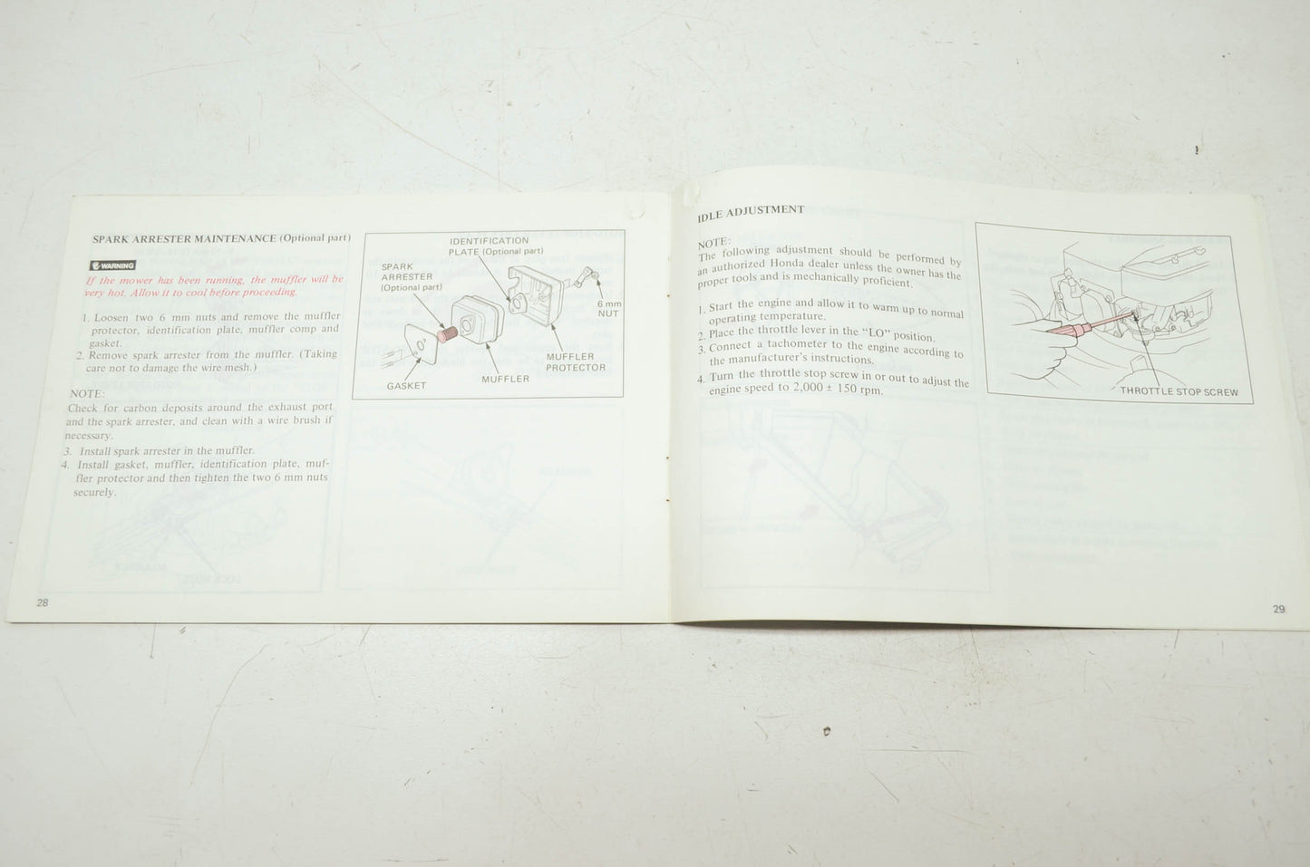 Honda Rotary Mower HR194 Owner's Manual