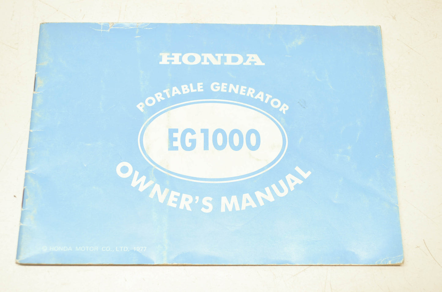 Honda Portable Generator EG1000 Owner's Manual