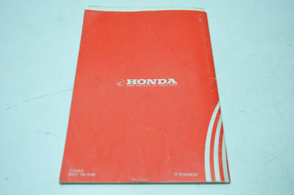 Honda Snow Blower HS50 Owner's Manual