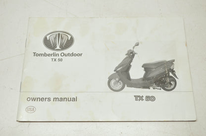 Tomberlin Outdoor TX50 Owner's Manual