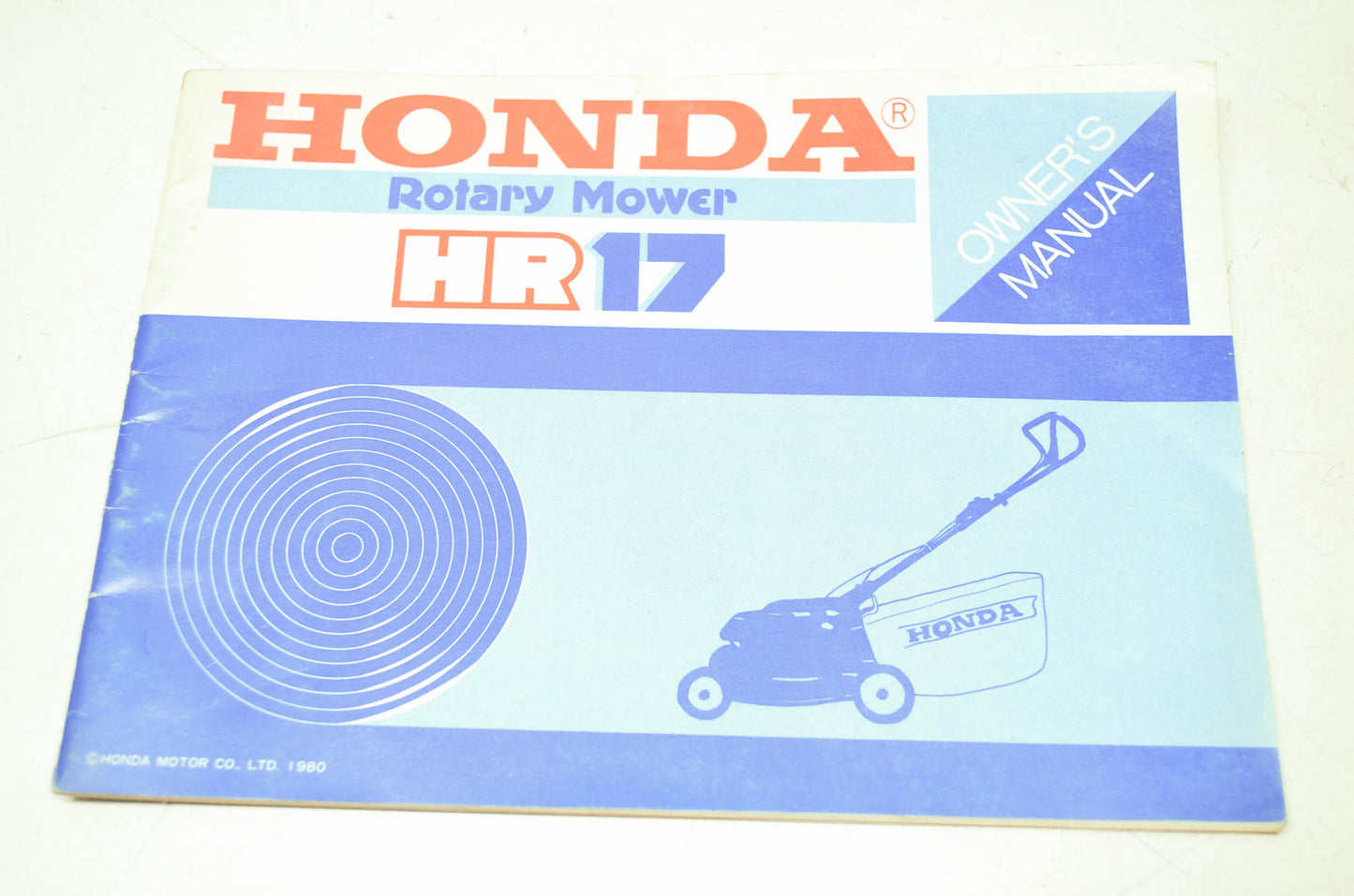 Honda Rotary Mower HR17 Owner's Manual