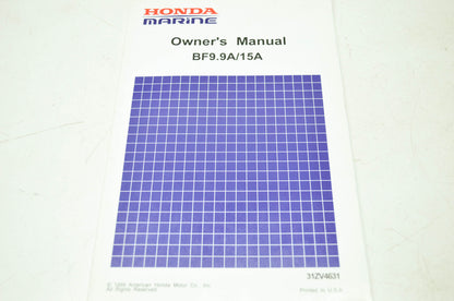 Honda BF9.9A/15A Owner's Manual