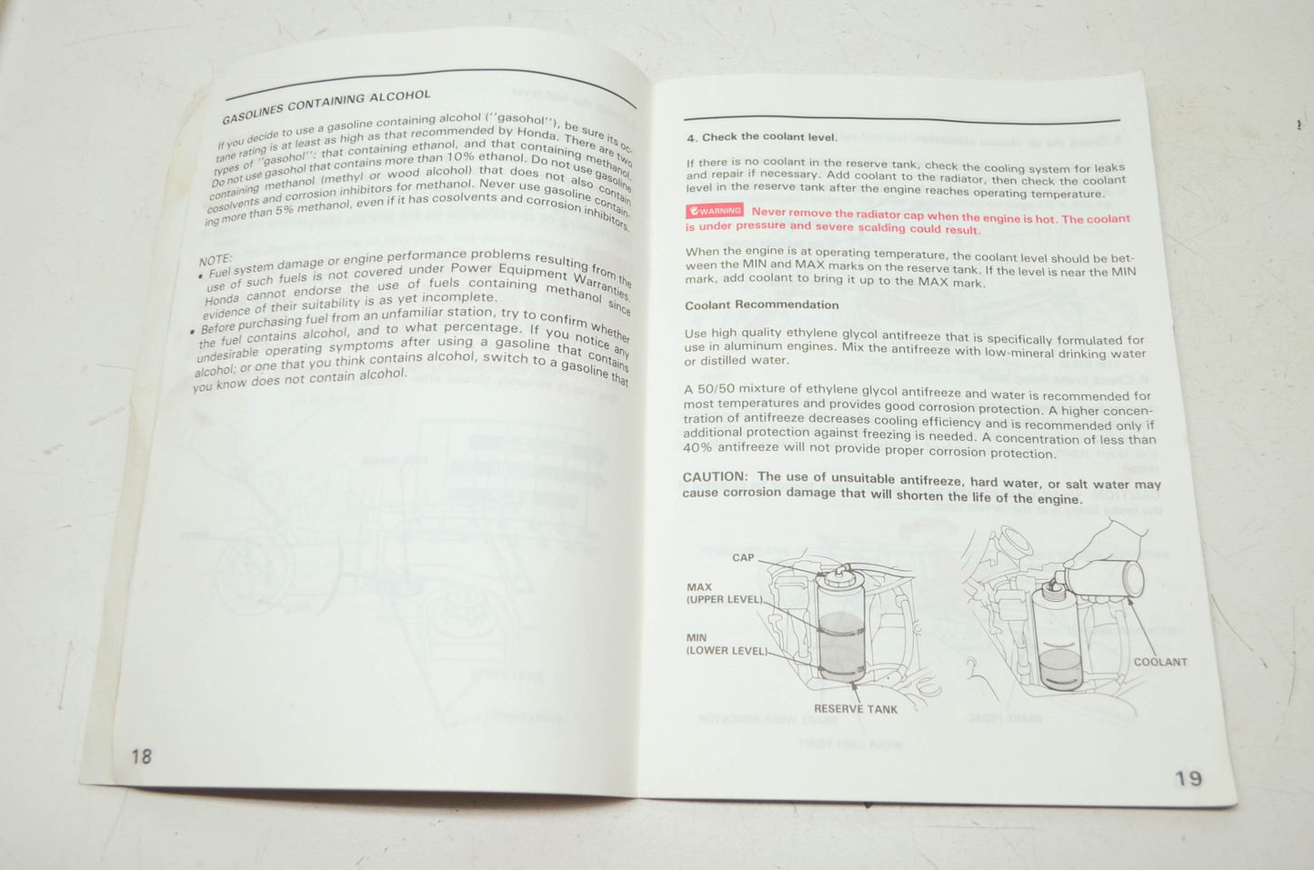 Honda 1986 Lawn Tractor HT3813 Owner's Manual