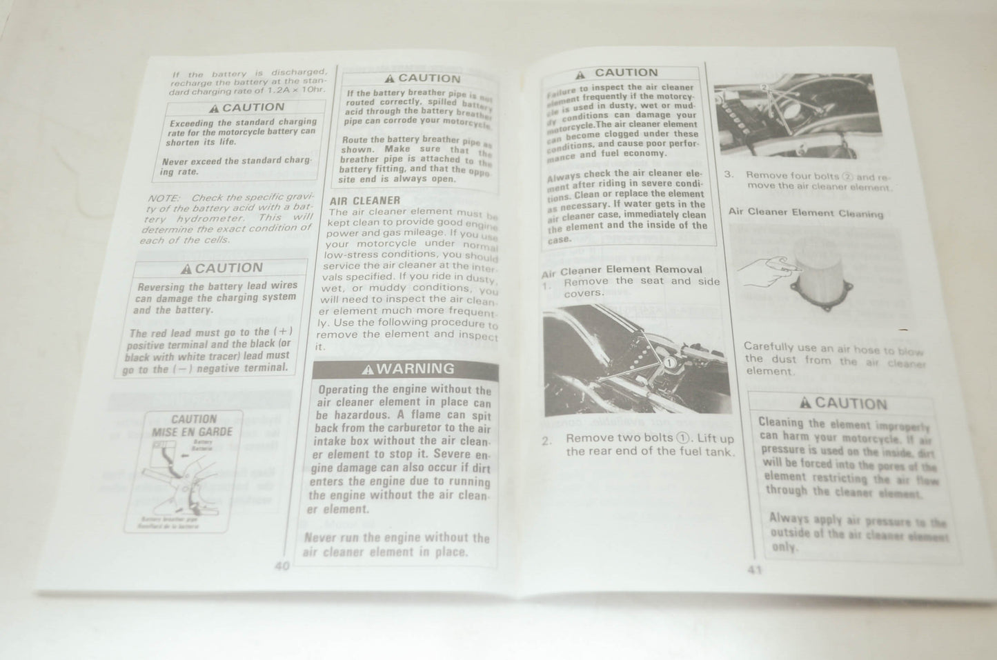 Suzuki GS500E Owner's Manual