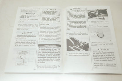 Suzuki GS500E Owner's Manual