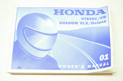 OEM Honda 31MZ8670 Owner's Manual VT600C/CD 01