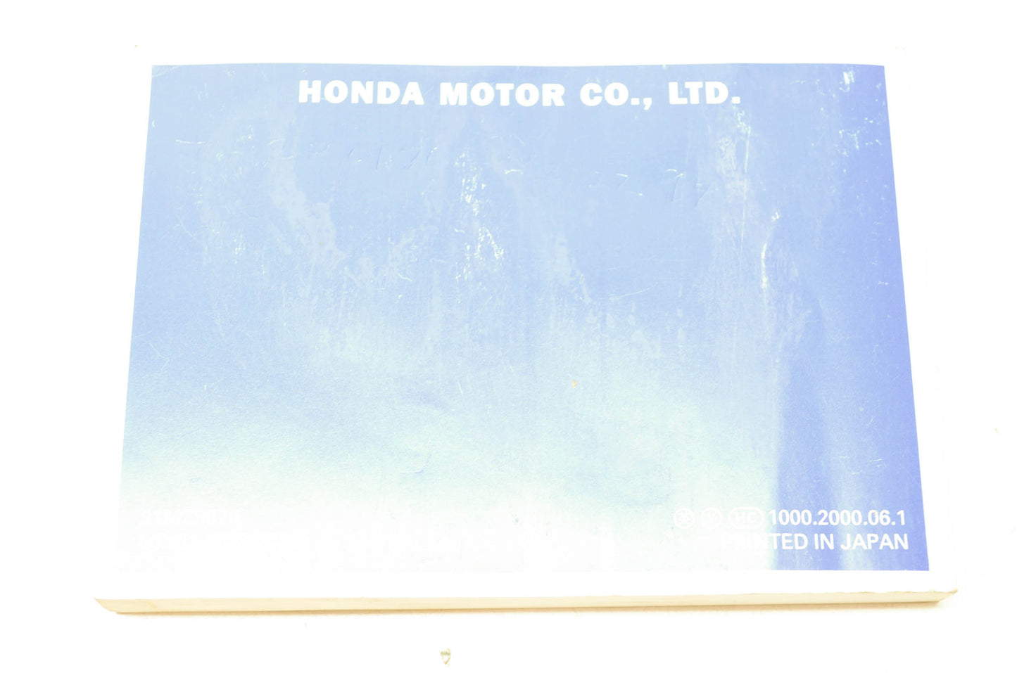 OEM Honda 31MZ8670 Owner's Manual VT600C/CD 01