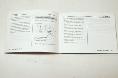 OEM Honda 31MZ8670 Owner's Manual VT600C/CD 01