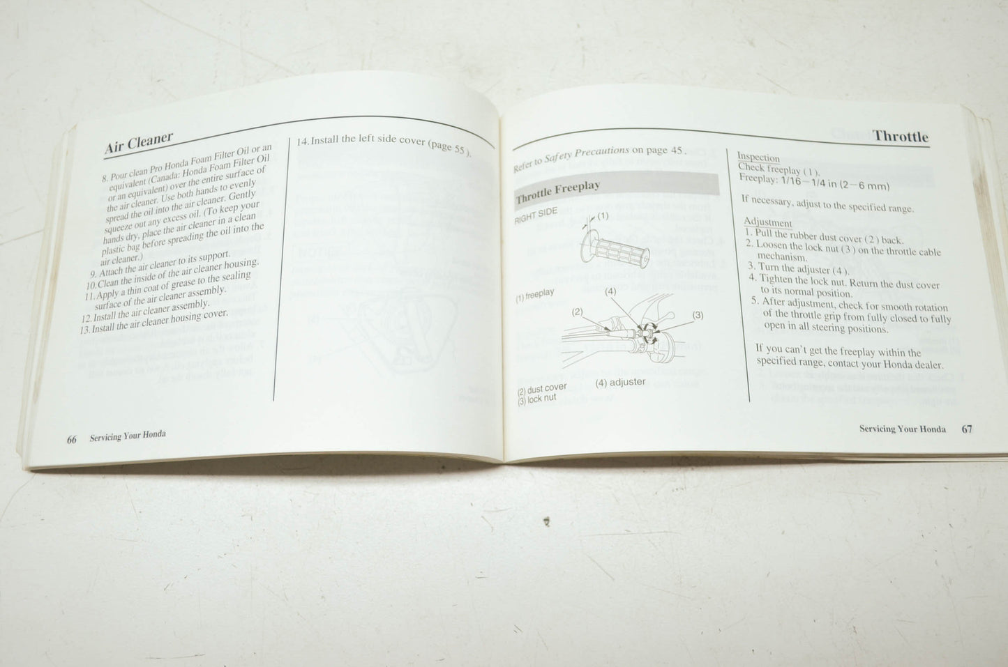 OEM Honda 31KN4770 Owner's Manual XR100R-2 02 E