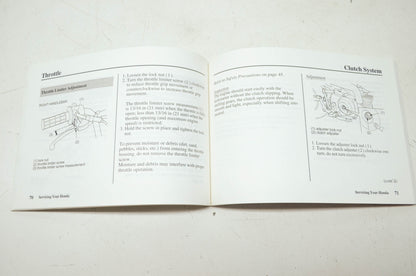 OEM Honda 31GEL620 Owner's Manual XR50R 02 E