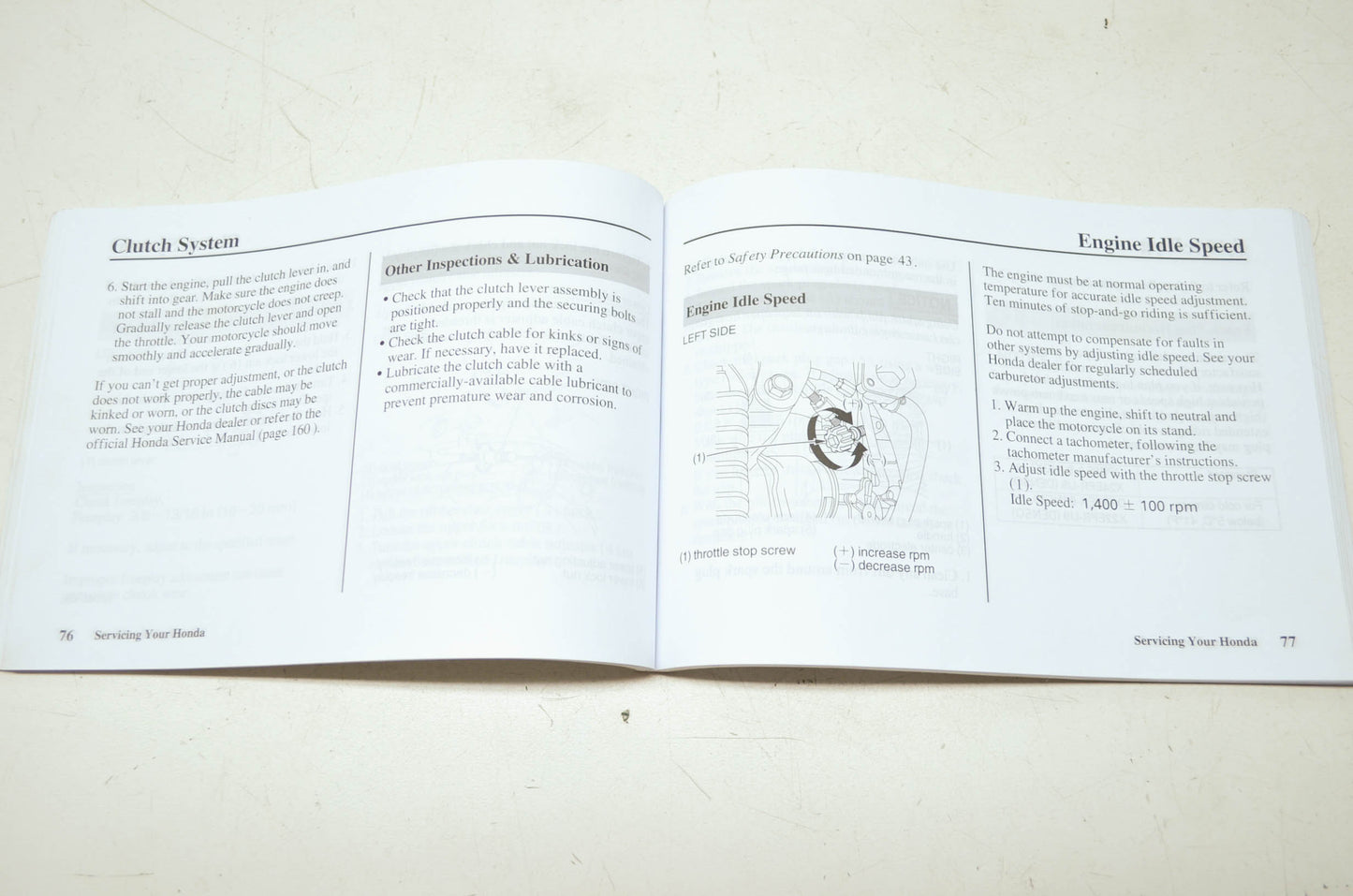 Honda 2003 CRF230F Owner's Manual