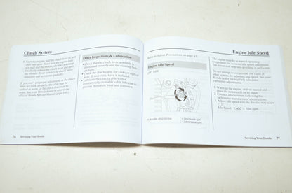Honda 2003 CRF230F Owner's Manual