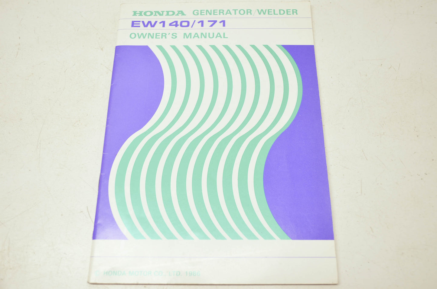 Honda Generator/Welder EW140/171 Owner's Manual