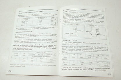 Honda Generator/Welder EW140/171 Owner's Manual