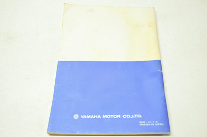 Yamaha Front Engine Riding Tractor YT6800N Owner's Manual