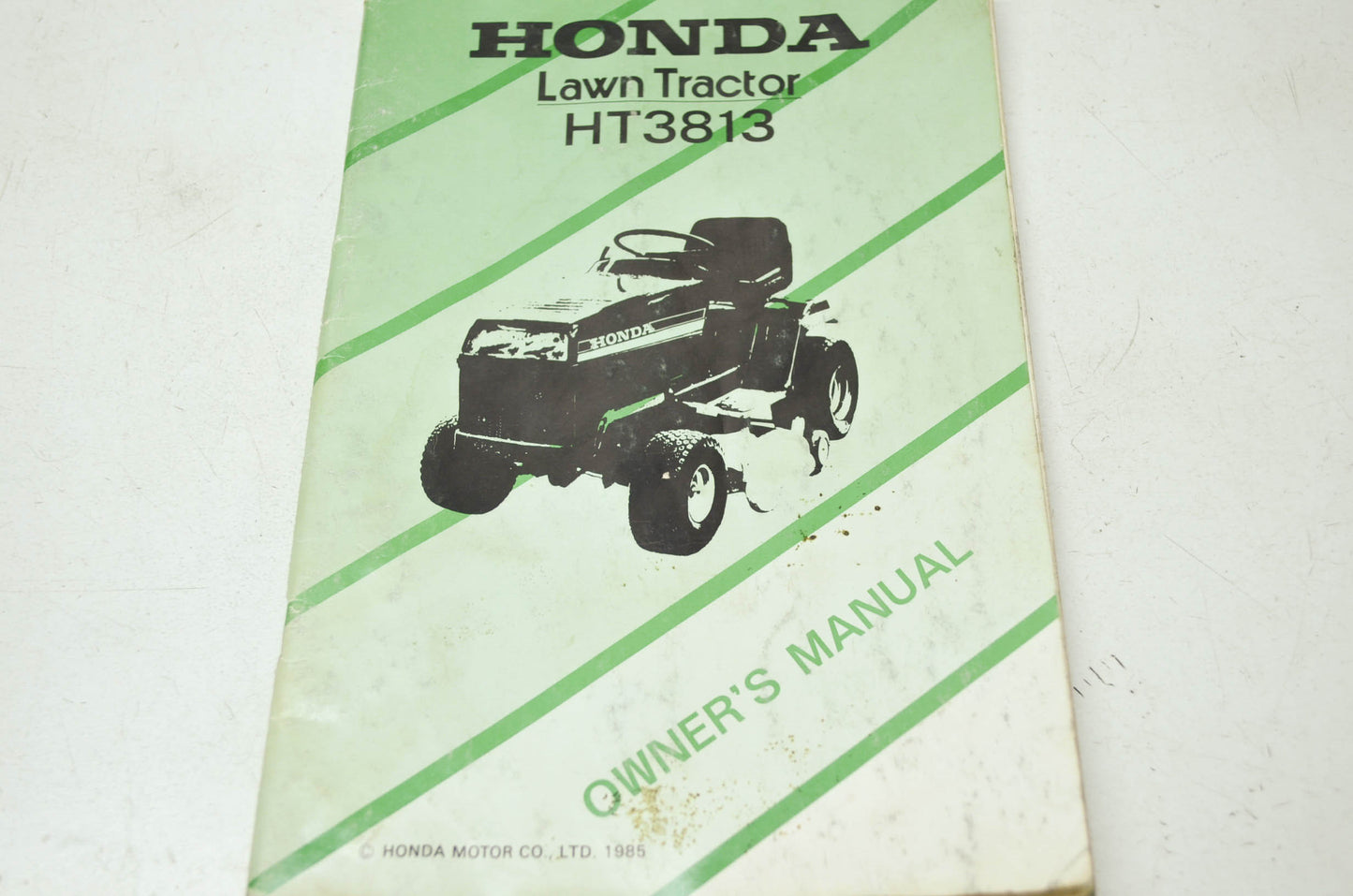 Honda 1985 Lawn Tractor HT3813 Owner's Manual