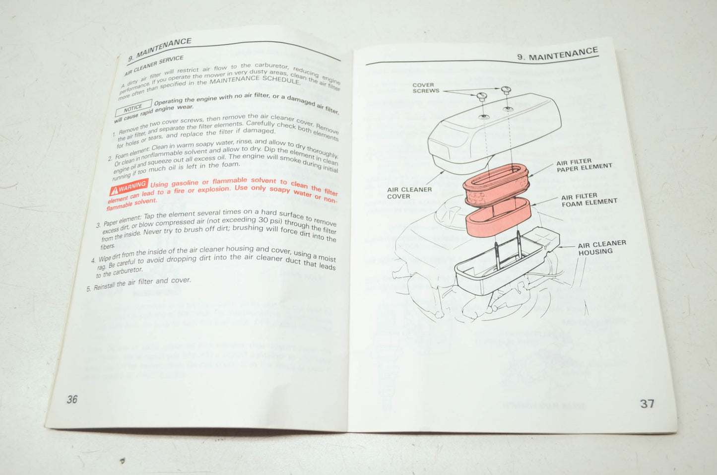 Honda Rotary Mower HRA215PDA Owner's Manual