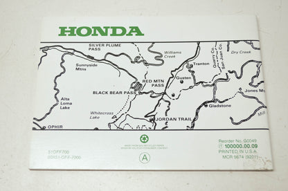 Honda 'Parents, Youngsters & Off-Highway Motorcycles'