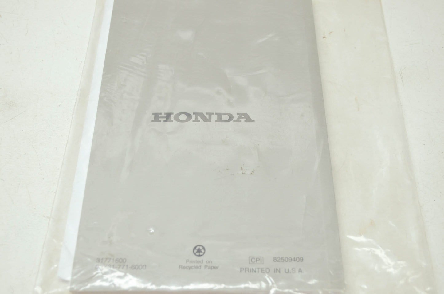 OEM Honda 31771600 Owner's Manual H2013 NOS