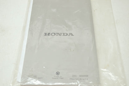 OEM Honda 31771600 Owner's Manual H2013 NOS