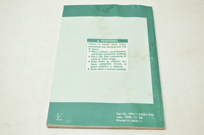 OEM Suzuki 99011-27E51-03A Owner's Manual GSF1200S/60