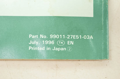 OEM Suzuki 99011-27E51-03A Owner's Manual GSF1200S/60